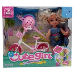 Кукла Tongde с велосипедом