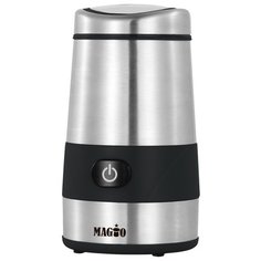 Кофемолка Magio МG-202 серебристый/черный