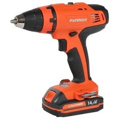 Аккумуляторная дрель-шуруповерт PATRIOT BR 140Li 2018 47 Н·м оранжевый/черный Патриот