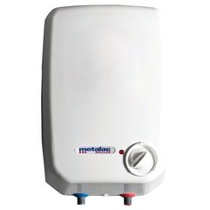 Накопительный электрический водонагреватель Metalac Compact Inox A 8 R (нижнее подключение), белый