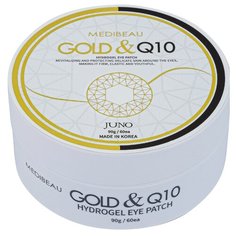 Juno Гидрогелевые патчи для век Medibeau Gold & Q10 90 г (60 шт.)