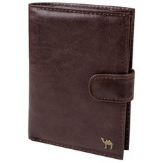 Портмоне Dimanche Camel Premium 913/K, натуральная кожа коричневый