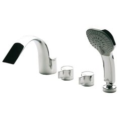 Смеситель для ванны с душем Ideal STANDARD Melange A 4293 AA двухрычажный встраиваемый лейка в комплекте хром