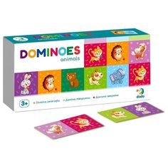 Настольная игра Dodo Домино Зверята