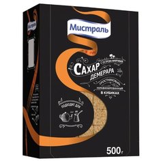 Сахар Мистраль Демерара в кубиках 0.5 кг Mistral
