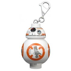 Брелок-фонарик LEGO Дроид BB-8 LGL-KE101, белый/оранжевый