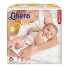 Libero подгузники Baby Soft 2 (3-6 кг) 94 шт.