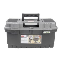 Ящик с органайзером KETER Quick Latch Toolbox (17186820) 48.5x26x25 см черный/серый