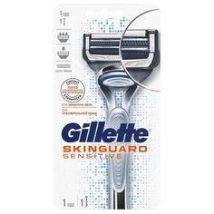 Бритвенный станок Gillette Skinguard Sensitive сменные кассеты, 1 шт.