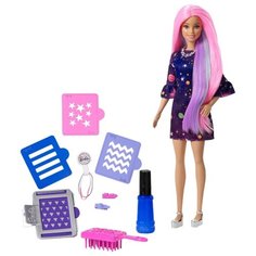 Кукла Barbie Цветной сюрприз с розовыми волосами, FHX00
