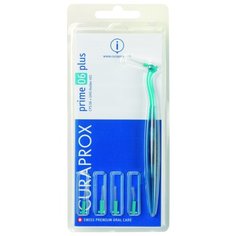 Зубной ершик Curaprox CPS 06 prime plus, зеленый, 5 шт.