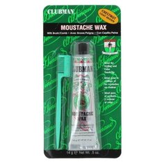 Clubman Воск для бороды Moustache Wax Chestnut, 15 мл
