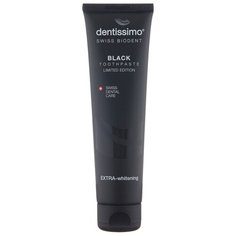Зубная паста Dentissimo Black Экстра-отбеливающая с углем, 75 мл