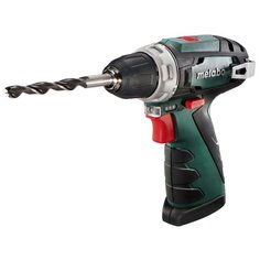 Аккумуляторная дрель-шуруповерт Metabo PowerMaxx BS 2014 Basic 2.0Ah x3 Case 34 Н·м зеленый/черный