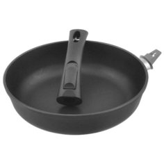 Сковорода НЕВА МЕТАЛЛ ПОСУДА Универсальная литая 12026 26 см, черный