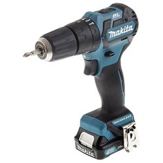 Ударная аккумуляторная дрель-шуруповерт Makita HP332DWAX1 35 Н·м синий/черный