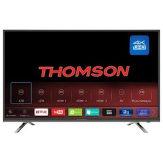 Телевизор Thomson T43USM5200 42.5" (2018) черный/серебристый