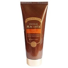 3W Clinic пилинг-гель для лица с протеинами Premium Placenta Soft Peeling Gel 180 мл