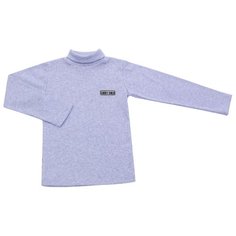 Водолазка lucky child размер 28 (98-104), серый