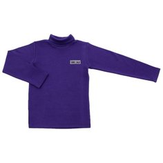 Водолазка lucky child размер 32 (122-128), фиолетовый