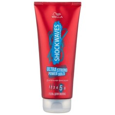 Wella SHOCKWAVES гель для укладки Ultra Strong Power Hold Gel 200 мл