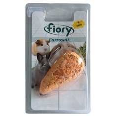Лакомство для грызунов Fiory Carrosalt с солью в форме морковки 65 г