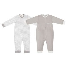 Комбинезон lucky child размер 24 (74-80), молочный