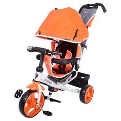 Трехколесный велосипед Moby Kids Comfort 10x8 EVA оранжевый