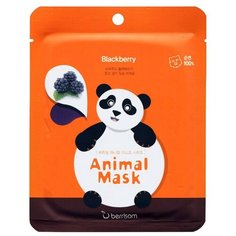 Berrisom Тканевая маска с экстрактом ежевики Animal Mask Series - Panda, 25 мл