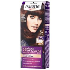 Palette Интенсивный цвет Стойкая крем-краска для волос, LW3 6-68 Горячий шоколад