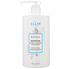 OLLIN Professional шампунь Bionika Баланс от корней до кончиков 750 мл с дозатором