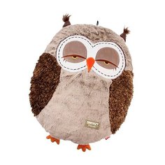 Лежак для кошек, для собак GiGwi Snoozy Friendz Сова 57х45х6 см бежевый/коричневый
