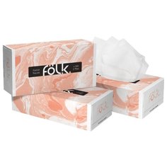 Салфетки Folk Мрамор 21 х 20 см, 200 шт.