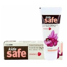 Зубная паста Lion Kids Safe клубника 3-12 лет, 90 г