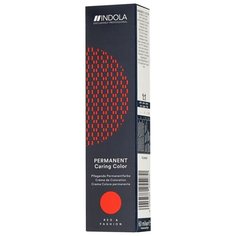 Indola Permanent Caring Color Стойкая крем-краска для волос Red & Fashion, 60 мл, 6.66x, Темный русый красный экстра