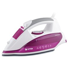 Утюг VITEK VT-1262 розовый/белый/серый