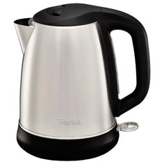Чайник Tefal KI 270D Confidence, нержавеющая сталь/черный