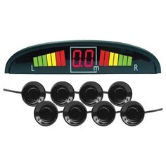 Комбинированные парктроники, монитор AVS PS-128U черный