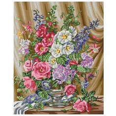 Color Kit Картина по номерам "Розы в цвету" 40х50 см (CG918)