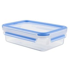 EMSA Контейнер CLIP & CLOSE 516225 прозрачный/голубой