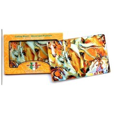 Разделочная доска GiftnHome CB-01-FHorse 30х20х0.4 см оранжевый