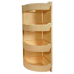 Этажерка BranQ BQ3779, ШxГxВ: 32х32х86 см, слоновая кость