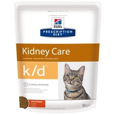 Корм для кошек Hills Prescription Diet при проблемах с почками, с курицей 400 г