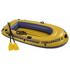 Надувная лодка Intex Challenger-2 (68367) желтый