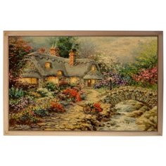 Поднос GiftnHome TR (бук) домик в деревне