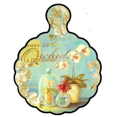 Подставка под горячее GiftnHome (керамика ,пробка) 18х23 см