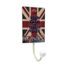 Крючок GiftnHome UJ: Живи в мире белый