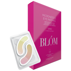 Blom Микроигольные патчи с растительным кофеином от отеков под глазами (8 шт.)