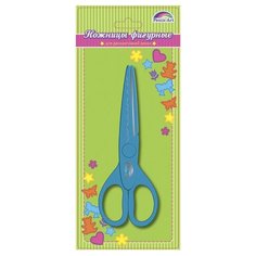 Феникс+ Ножницы фигурные для декоративной резки бумаги (45804), набор из 1 шт. + 2 сменных лезвий голубой