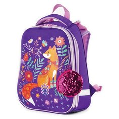 BRAUBERG Ранец Premium Рыжая лиса (227816), фиолетовый